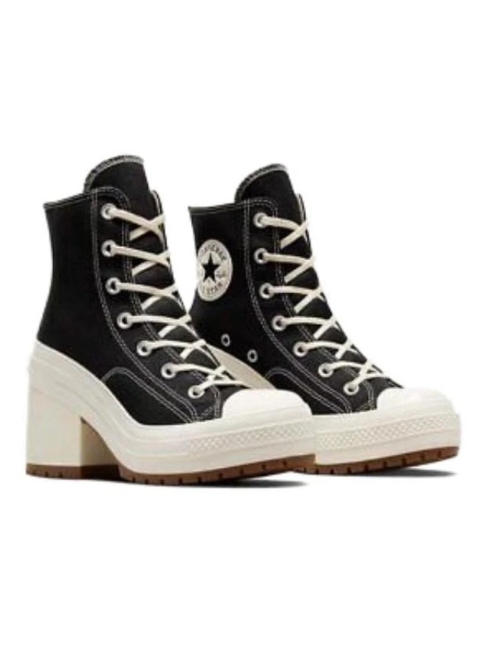 Women Converse Chuck Taylor All Star 70 Hi Deluxe Heel Block Size 7.5 Mint